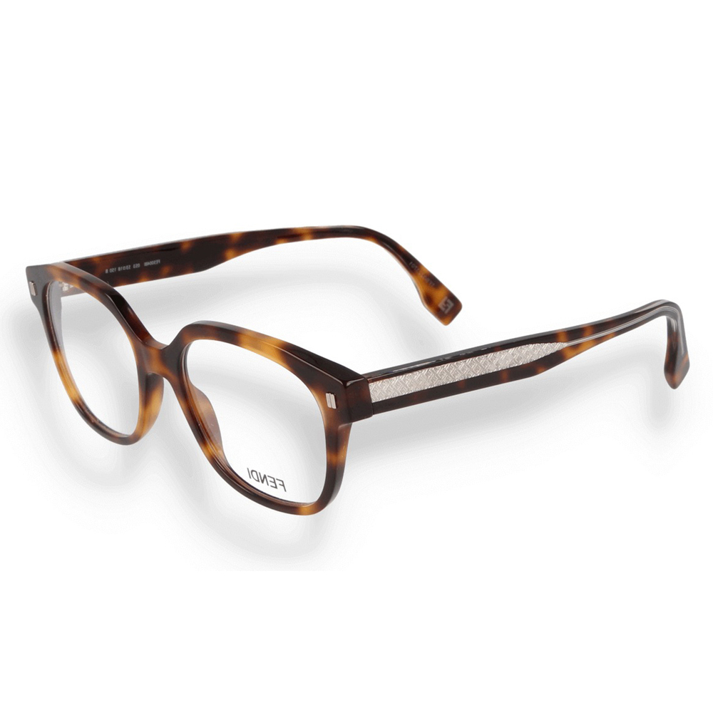 NWT Fendi FE50048I Havana 53mm Eyeglasses